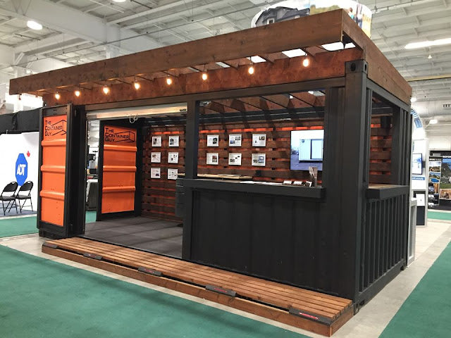 Transportable Shipping Container Bar