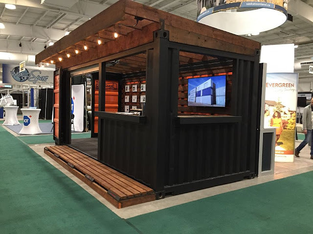 Transportable Shipping Container Bar