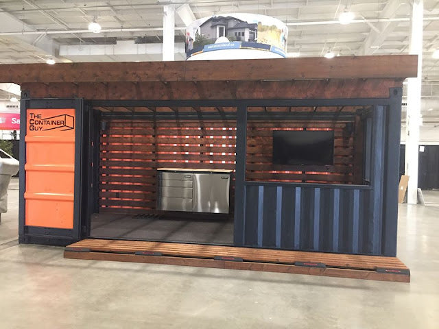 Transportable Shipping Container Bar