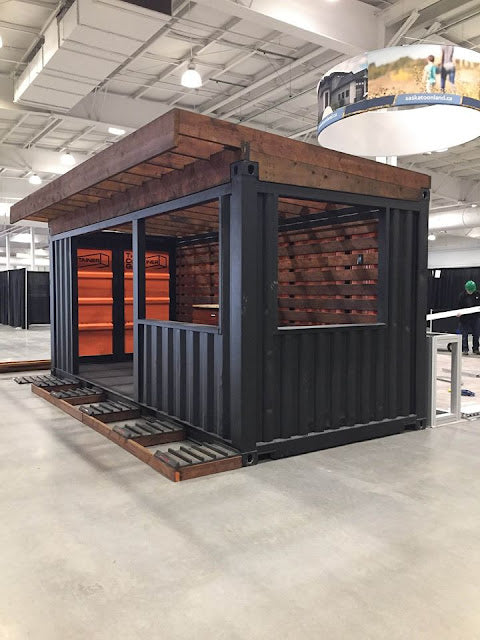 Transportable Shipping Container Bar