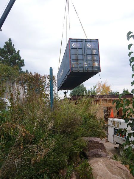 Shipping Container Home on Narrow Lot, Boulder, Colorado
