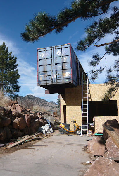 Shipping Container Home on Narrow Lot, Boulder, Colorado