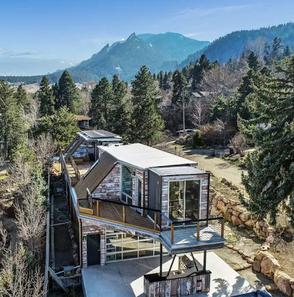 Shipping Container Home on Narrow Lot, Boulder, Colorado