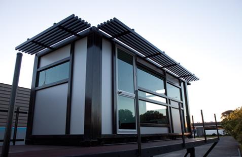 Small 20ft Shipping Container Home, Auckland, New Zealand