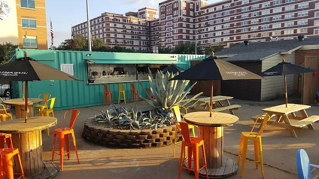 Transportable Shipping Container Bar