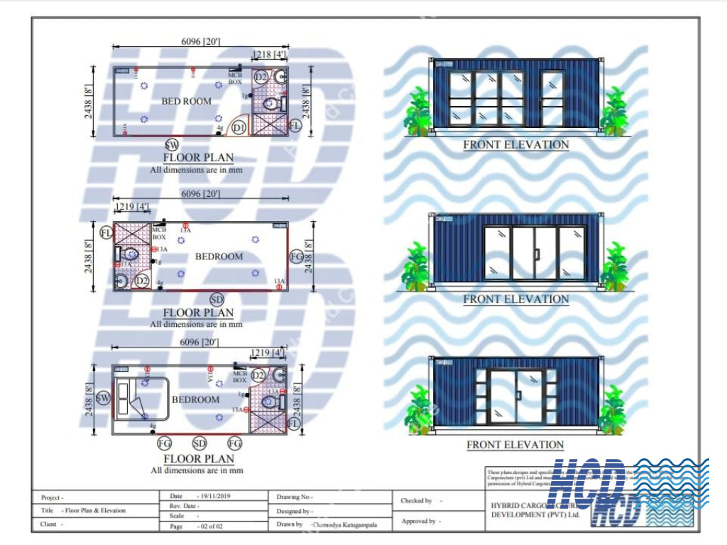 Container House Bedroom Plans Chalets