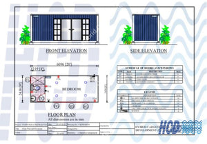 HCD Chalet with French Windows - Hybrid Cargotecture Development | We are Sri Lanka’s #1 innovative supplier in shipping container and civil building solutions, hybrid hotels, hybrid homes, shipping container homes, including office containers, shipping container office, ISO containers, shipping container conversion and steel fabricated boxes..