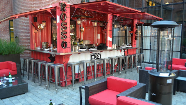 Transportable Shipping Container Bar