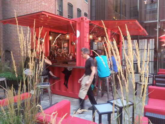 Transportable Shipping Container Bar