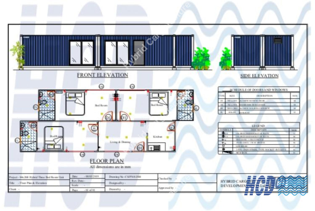 Three Bedroom Home - Hybrid Cargotecture Development | We are Sri Lanka’s #1 innovative supplier in shipping container and civil building solutions, hybrid hotels, hybrid homes, shipping container homes, including office containers, shipping container office, ISO containers, shipping container conversion and steel fabricated boxes..