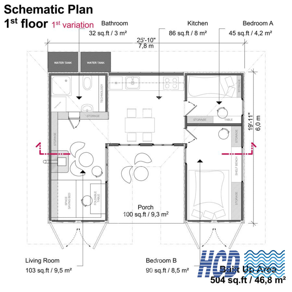 Hilux Homes Two Bedroom Plans Bedroom Home