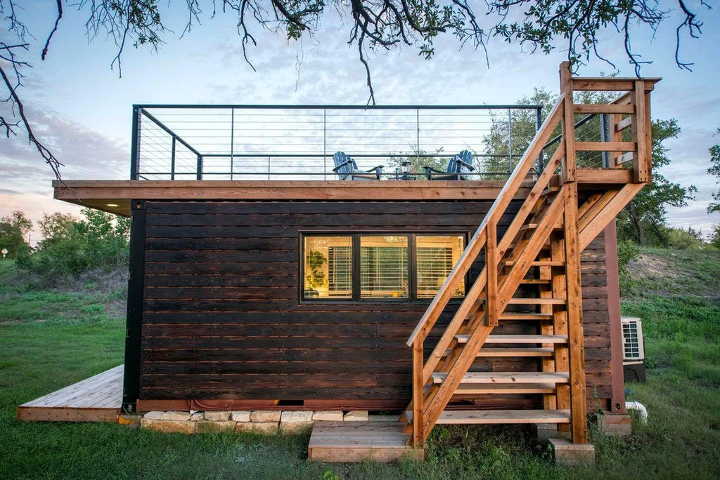 The Crow's Nest: A Unique 20-Ft Shipping Container Home in Texas - Featured Image