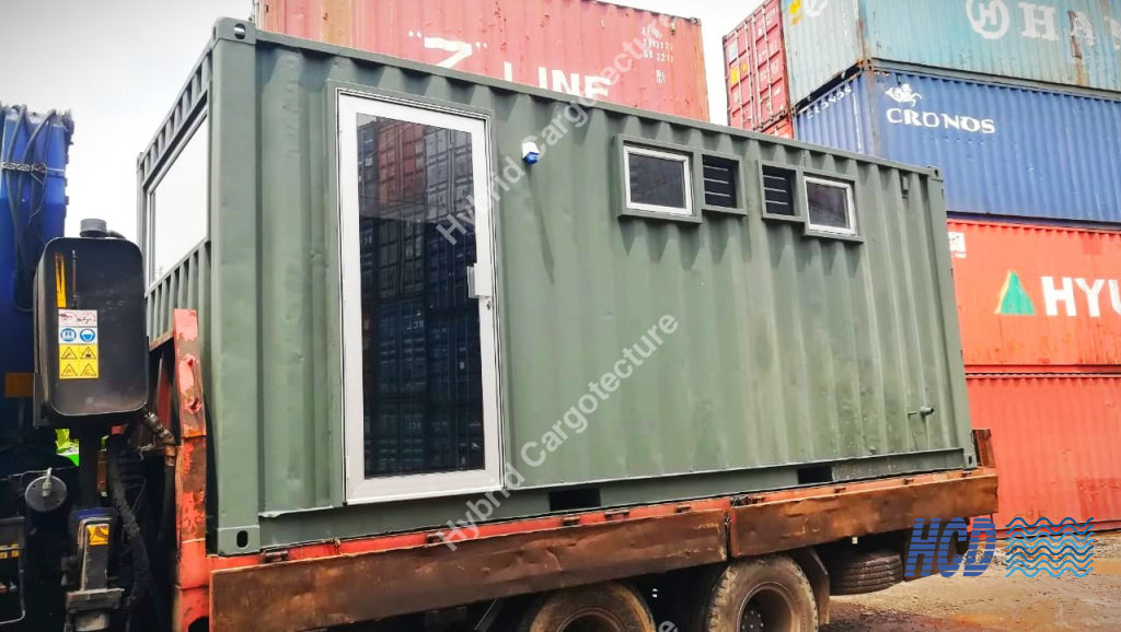 20 Ft Shipping Container Hybrid Food Outlet