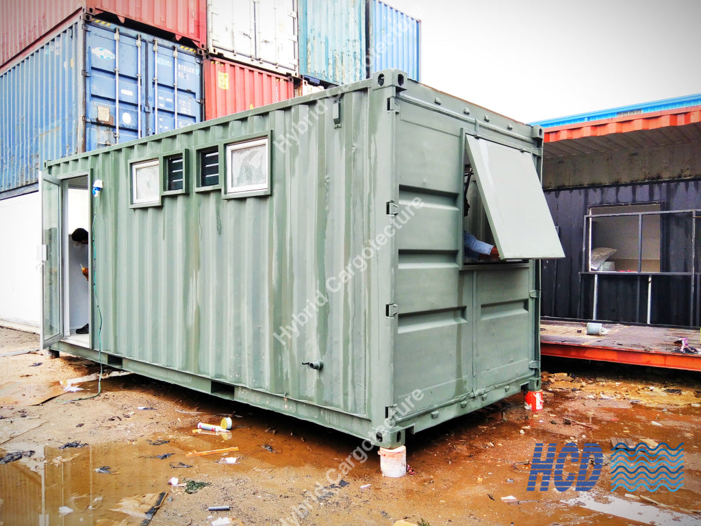 20 Ft Shipping Container Hybrid Food Outlet