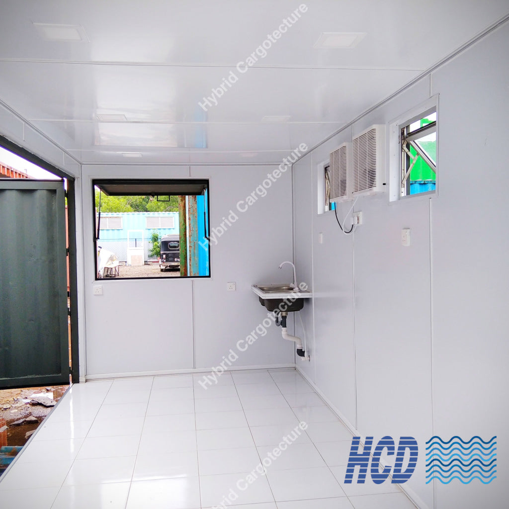 20 Ft Shipping Container Hybrid Food Outlet