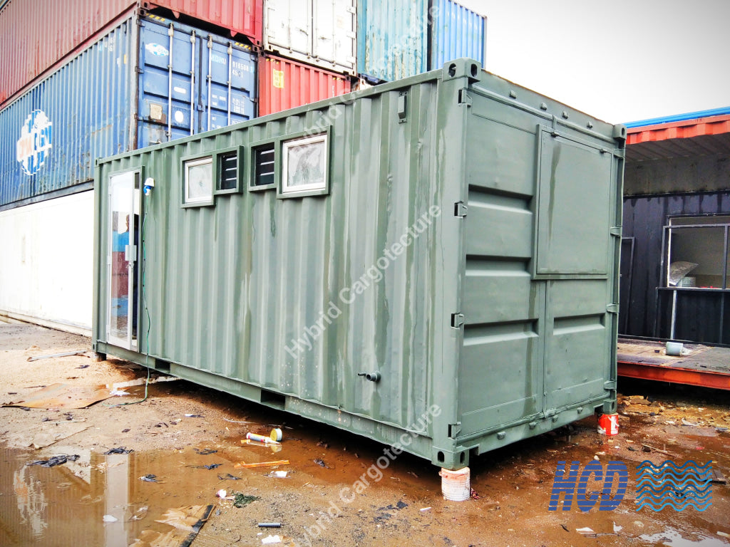 20 Ft Shipping Container Hybrid Food Outlet
