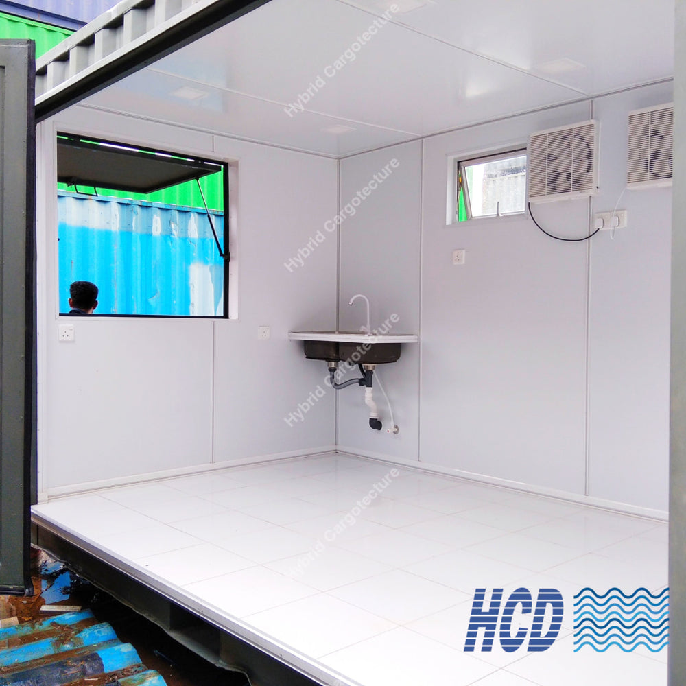 20 Ft Shipping Container Hybrid Food Outlet