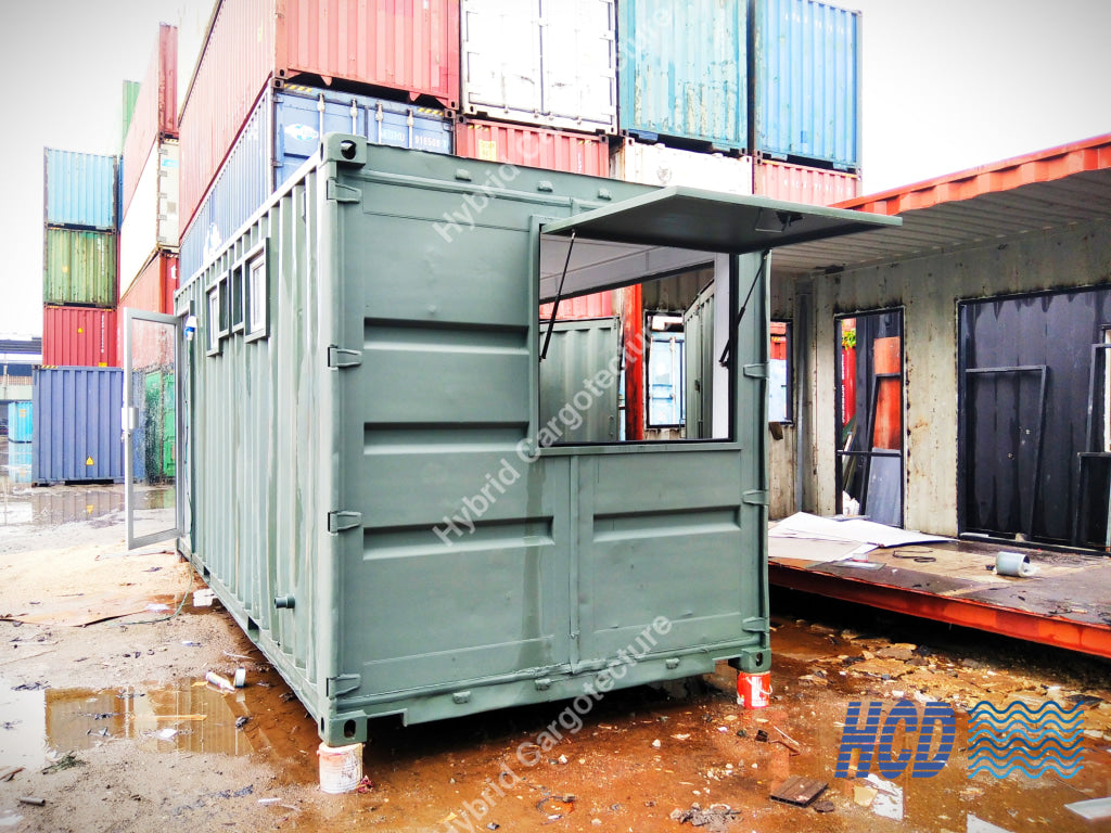 20 Ft Shipping Container Hybrid Food Outlet