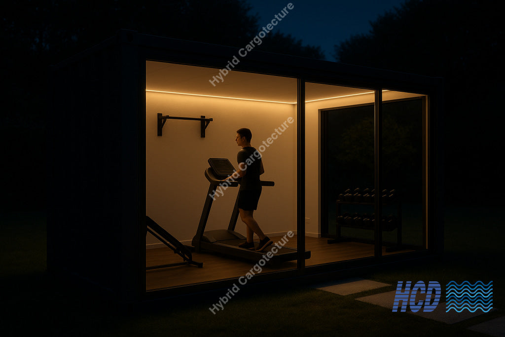 Hybrid Home Gym – 20ft HC Container Gym