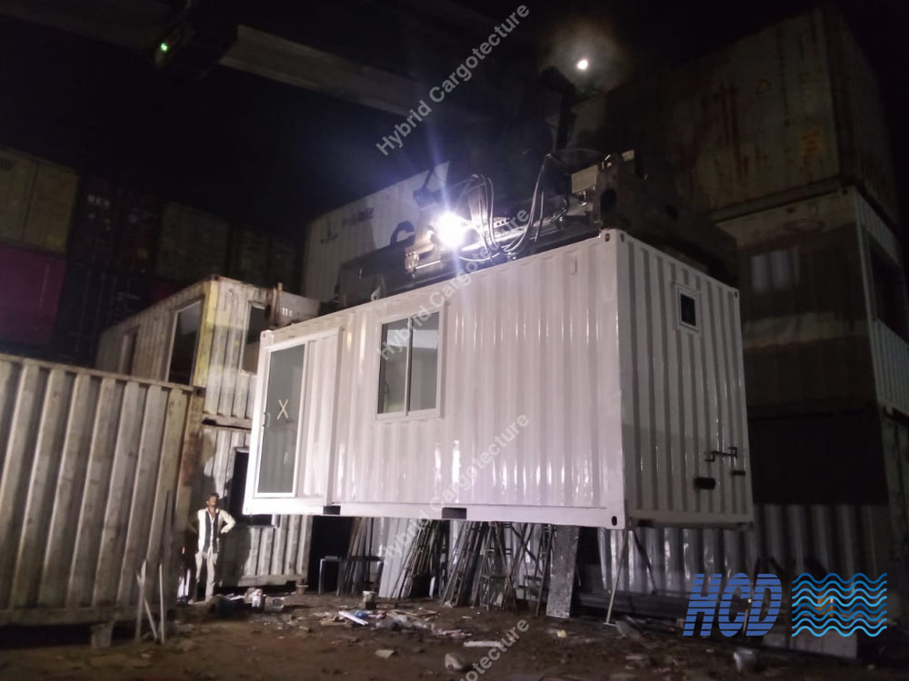 20ft Hybrid Control & Operations Room for 2 MW Solar Power Plant