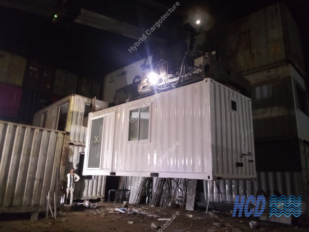 20ft Hybrid Control & Operations Room for 2 MW Solar Power Plant