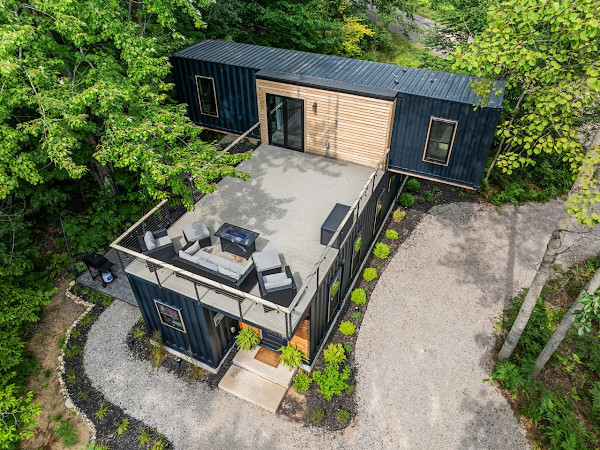 Steelhaven - 3 Bedroom 1000 sqft Hybrid Shipping Container Home, Michigan