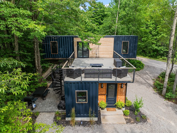 Steelhaven - 3 Bedroom 1000 sqft Hybrid Shipping Container Home, Michigan
