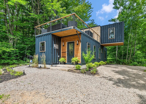 Steelhaven - 3 Bedroom 1000 sqft Hybrid Shipping Container Home, Michigan