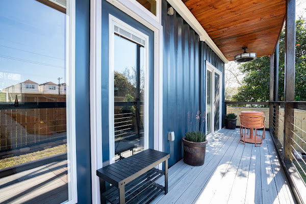 4-Bedroom Shipping Container Home with Roof Terrace, Houston, Texas