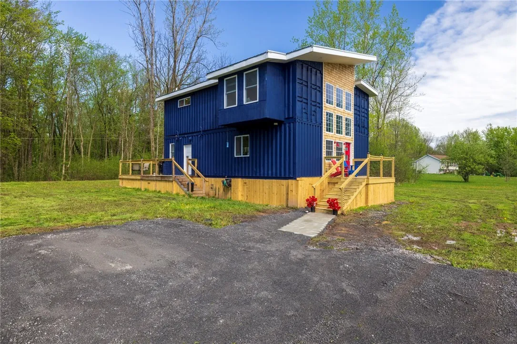 4 Bedroom Shipping Container Home with Atrium in Waterloo, New York