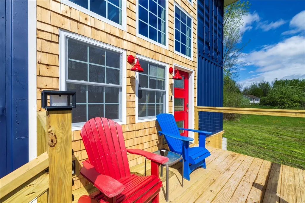 4 Bedroom Shipping Container Home with Atrium in Waterloo, New York