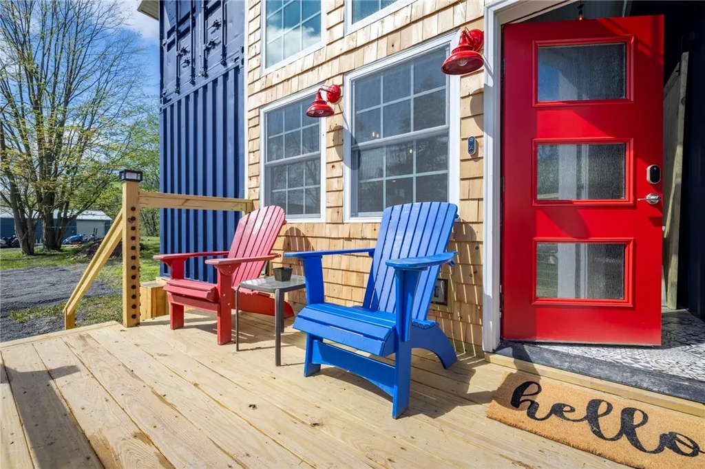 4 Bedroom Shipping Container Home with Atrium in Waterloo, New York