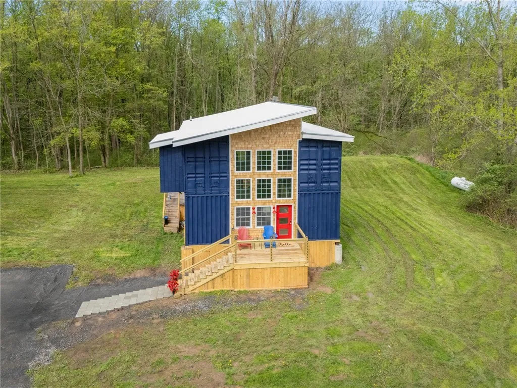 4 Bedroom Shipping Container Home with Atrium in Waterloo, New York