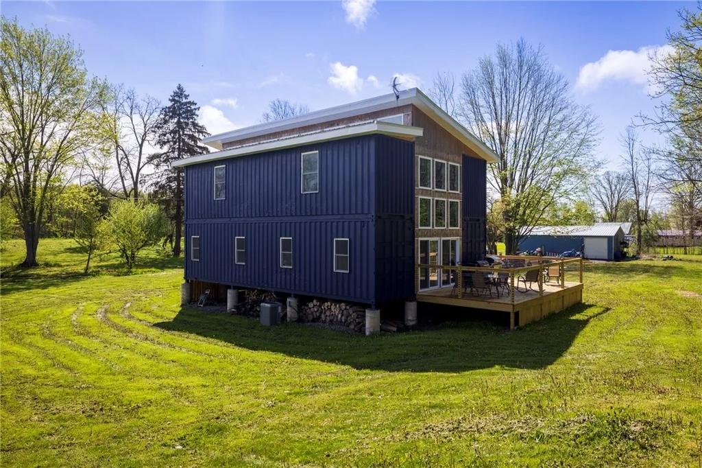 4 Bedroom Shipping Container Home with Atrium in Waterloo, New York