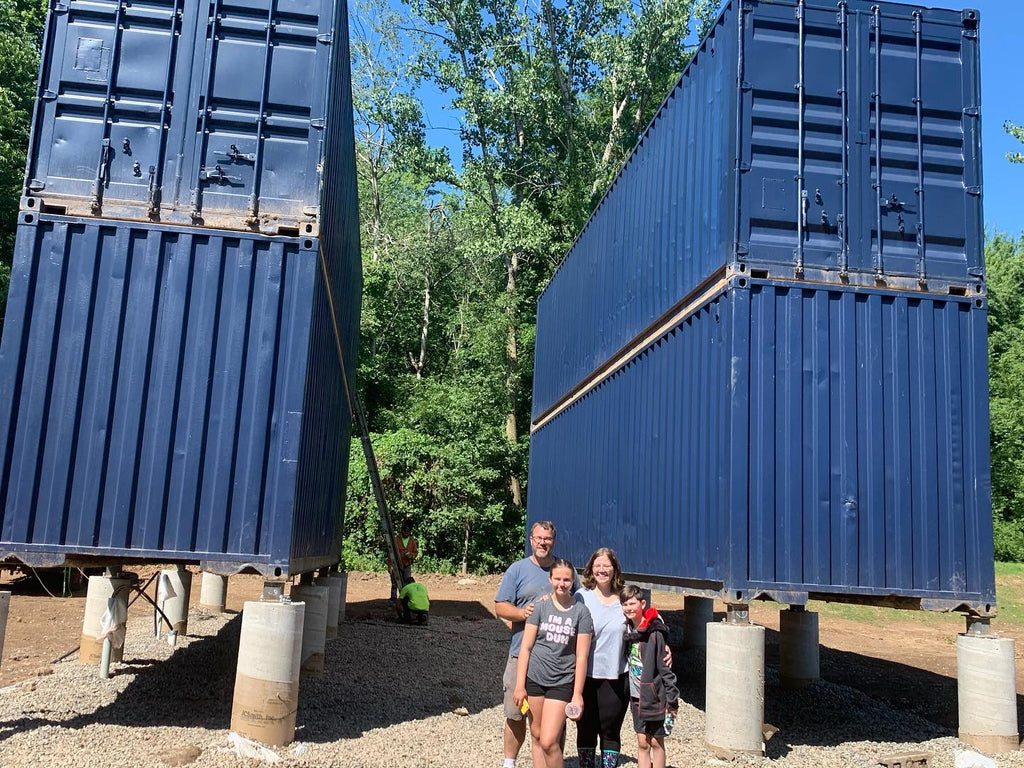 4 Bedroom Shipping Container Home with Atrium in Waterloo, New York