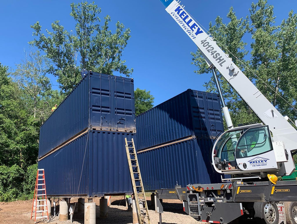4 Bedroom Shipping Container Home with Atrium in Waterloo, New York
