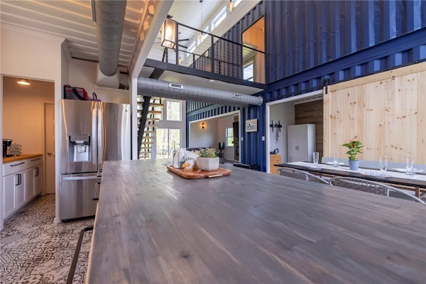 4 Bedroom Shipping Container Home with Atrium in Waterloo, New York