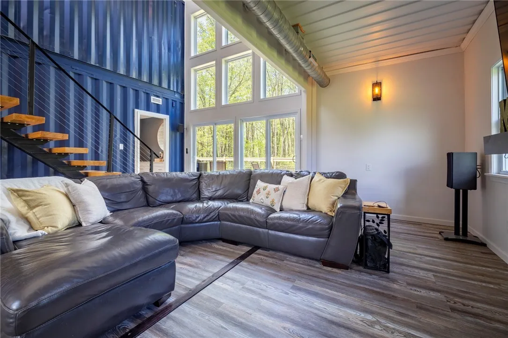 4 Bedroom Shipping Container Home with Atrium in Waterloo, New York