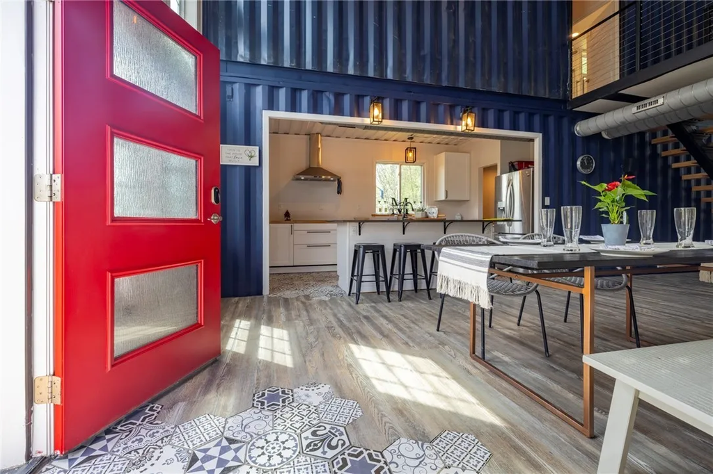 4 Bedroom Shipping Container Home with Atrium in Waterloo, New York