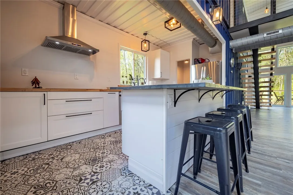 4 Bedroom Shipping Container Home with Atrium in Waterloo, New York