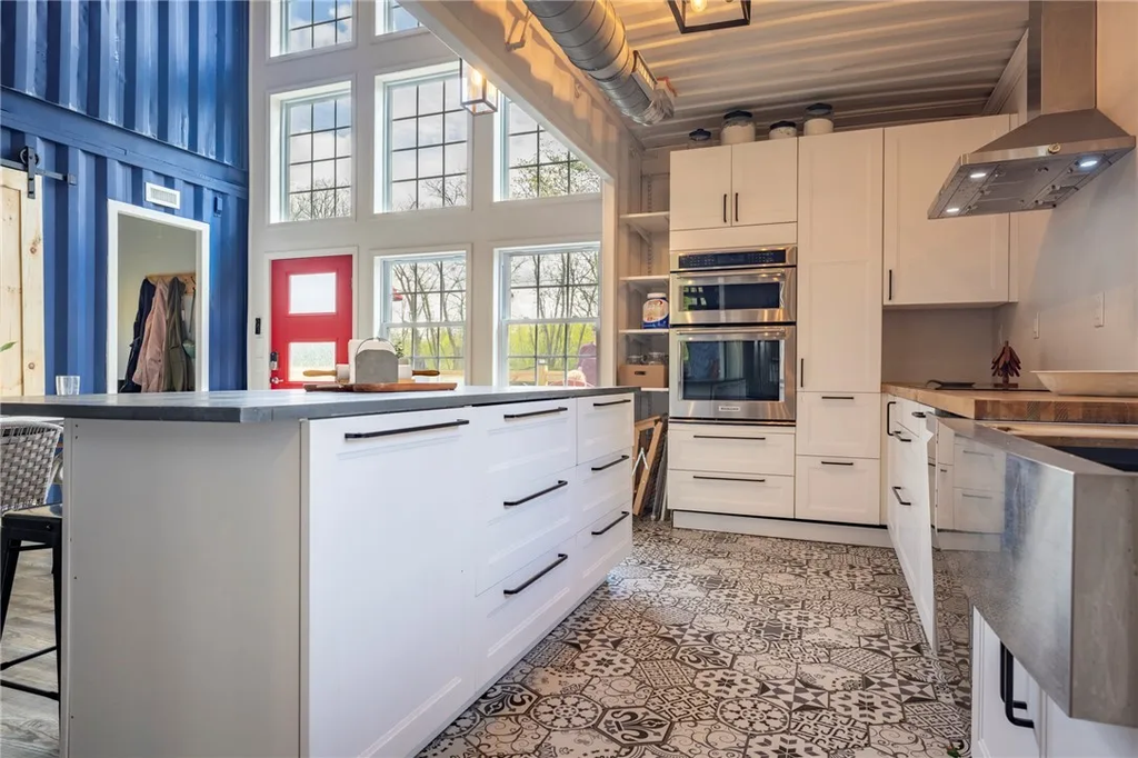 4 Bedroom Shipping Container Home with Atrium in Waterloo, New York