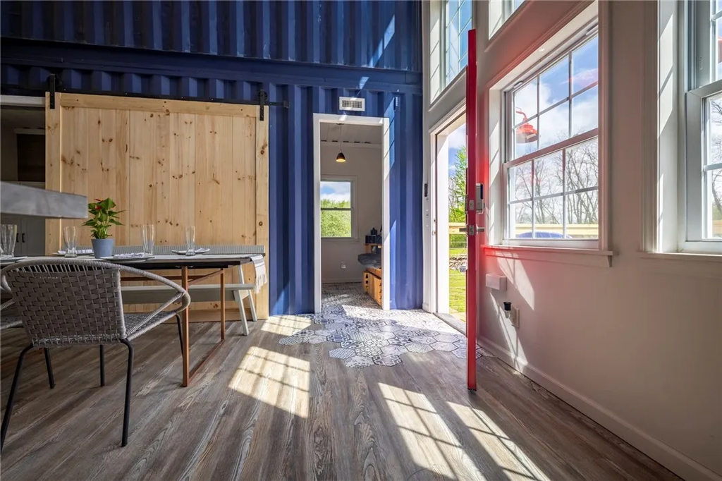4 Bedroom Shipping Container Home with Atrium in Waterloo, New York