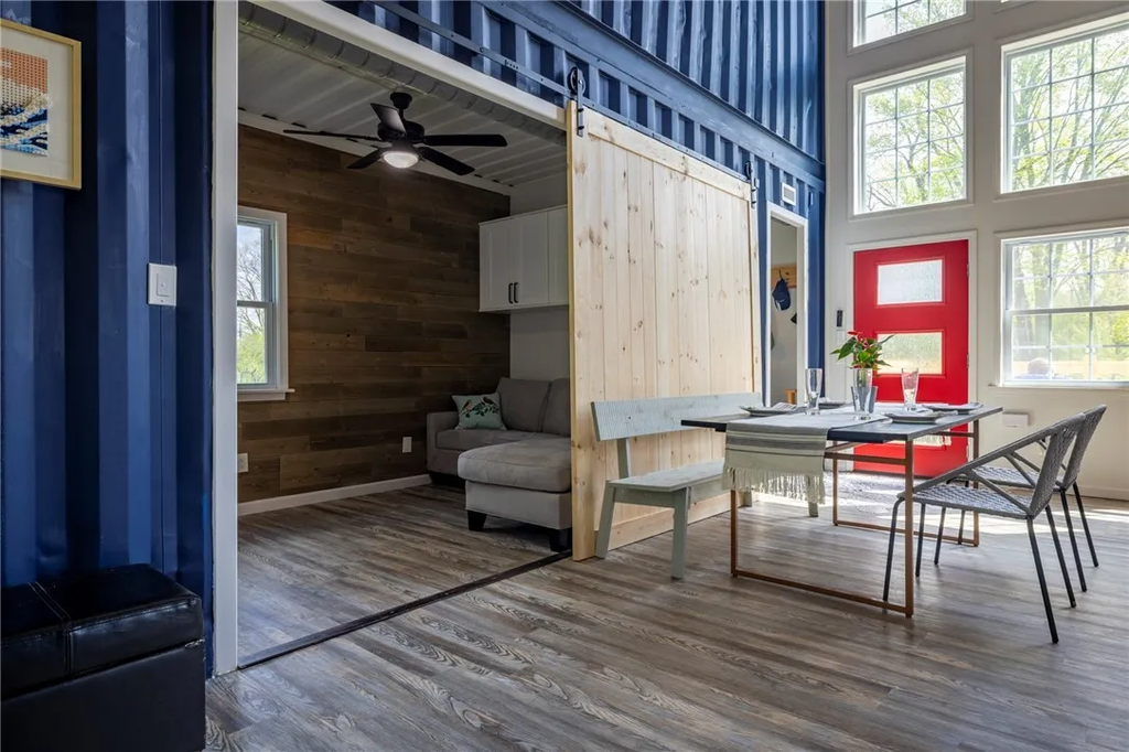 4 Bedroom Shipping Container Home with Atrium in Waterloo, New York