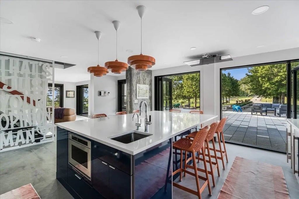 Shipping Container Mansion Redefines Luxury Living in New Hampshire - Second Image