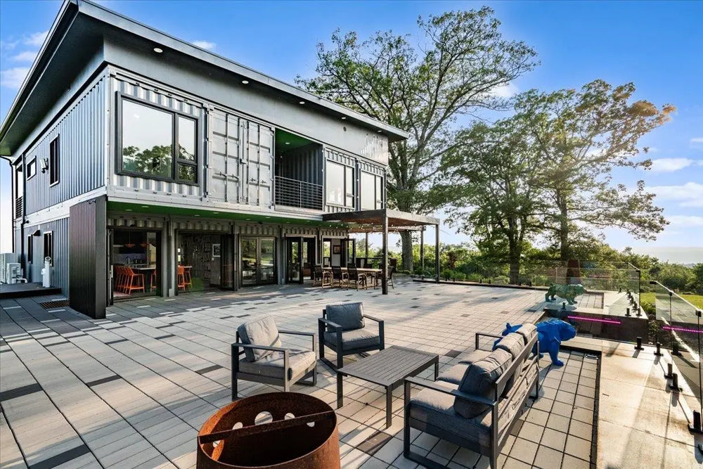 $5.2M Shipping Container Mansion Redefines Luxury Living in New Hampshire