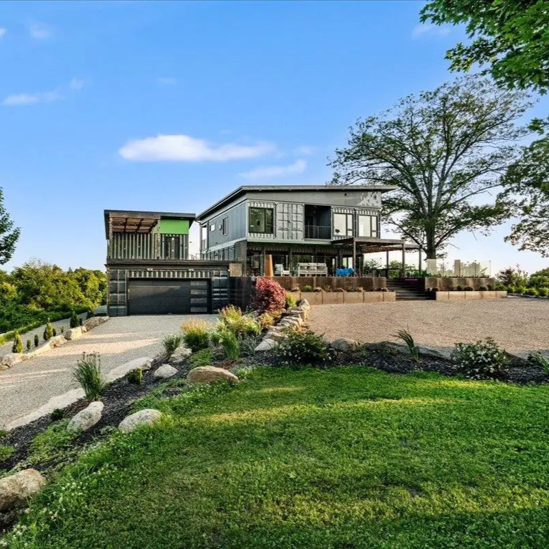 $5.2M Shipping Container Mansion Redefines Luxury Living in New Hampshire