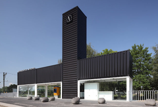 Barneveld Noord Shipping Container Railway Station – Netherlands