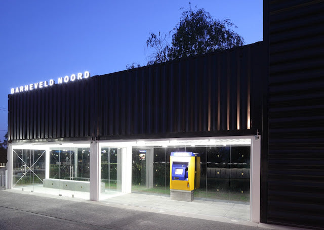 Barneveld Noord Shipping Container Railway Station – Netherlands