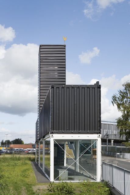 Barneveld Noord Shipping Container Railway Station – Netherlands