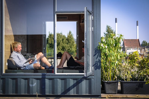 CPH Shelter - Compact, Affordable Student Units From Shipping Containers, Copenhagen, Denmark
